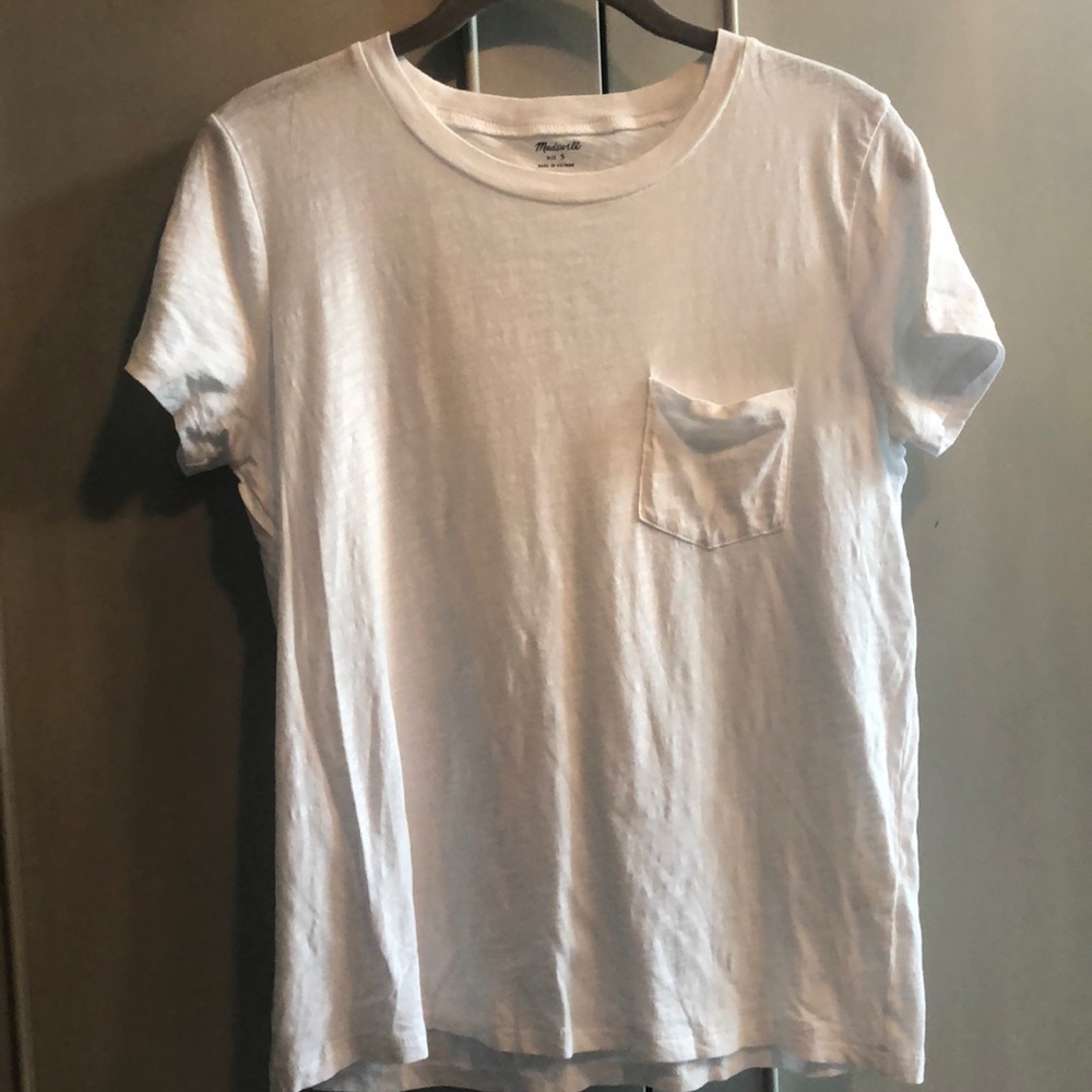 Small Madewell white t-shirt